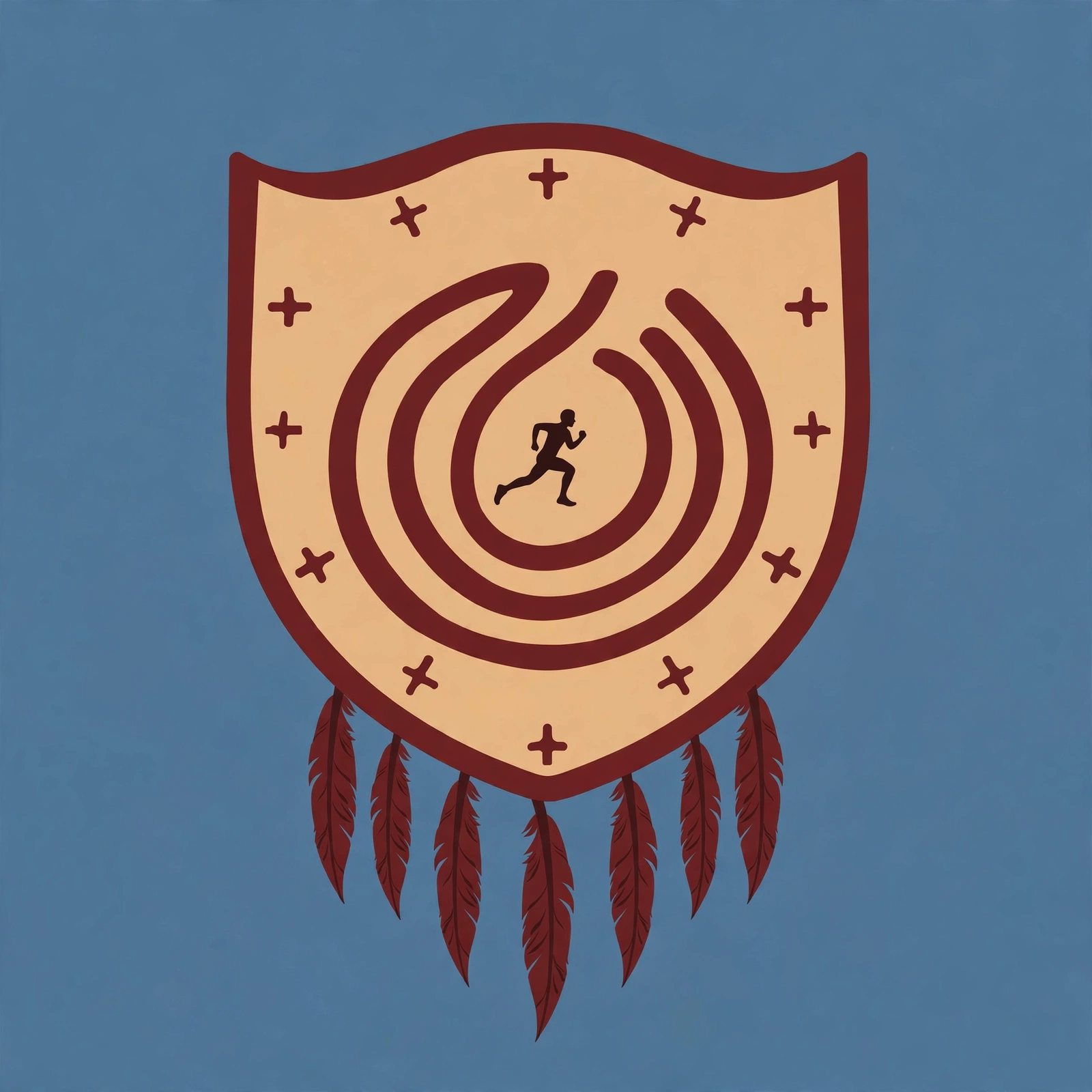 The Red Dirt Runner shield logo